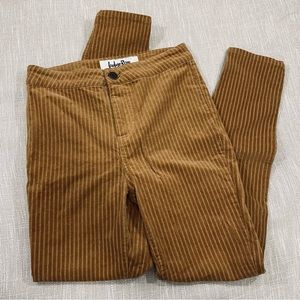 Indigo Rein Highwaisted Mustard Stripe Jeans Size 1/24